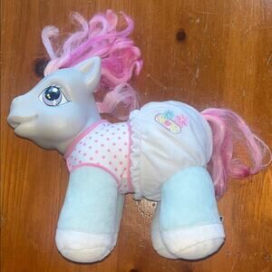 2004 Hasbro Baby Tripsy Daisy Plush Stuffed My Little Pony Bandage Mark HTF G3